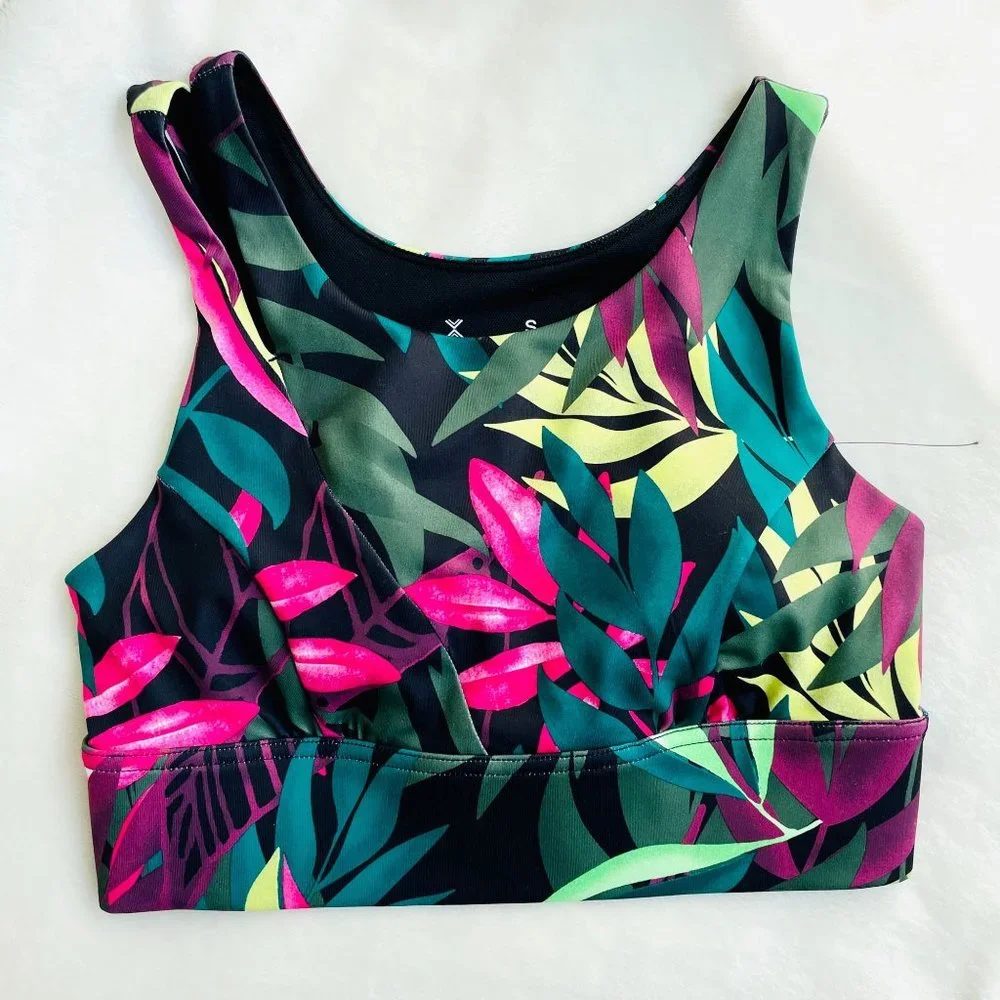 Xersion Womens Move High Rise 7/8 Ankle Leggings Sports Bra Set Anti Odor Small - Picture 3 of 9